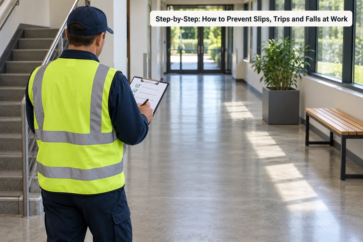 Step-by-Step: How to Prevent Slips, Trips and Falls at Work