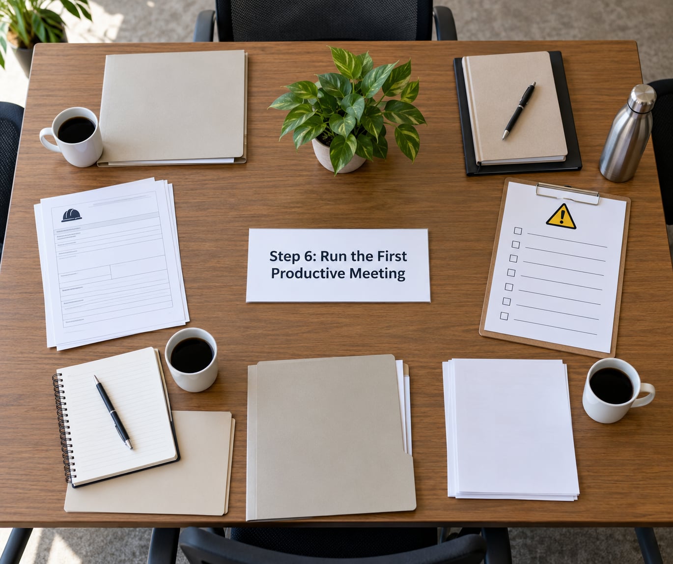 Step 6: Run the First Productive Meeting