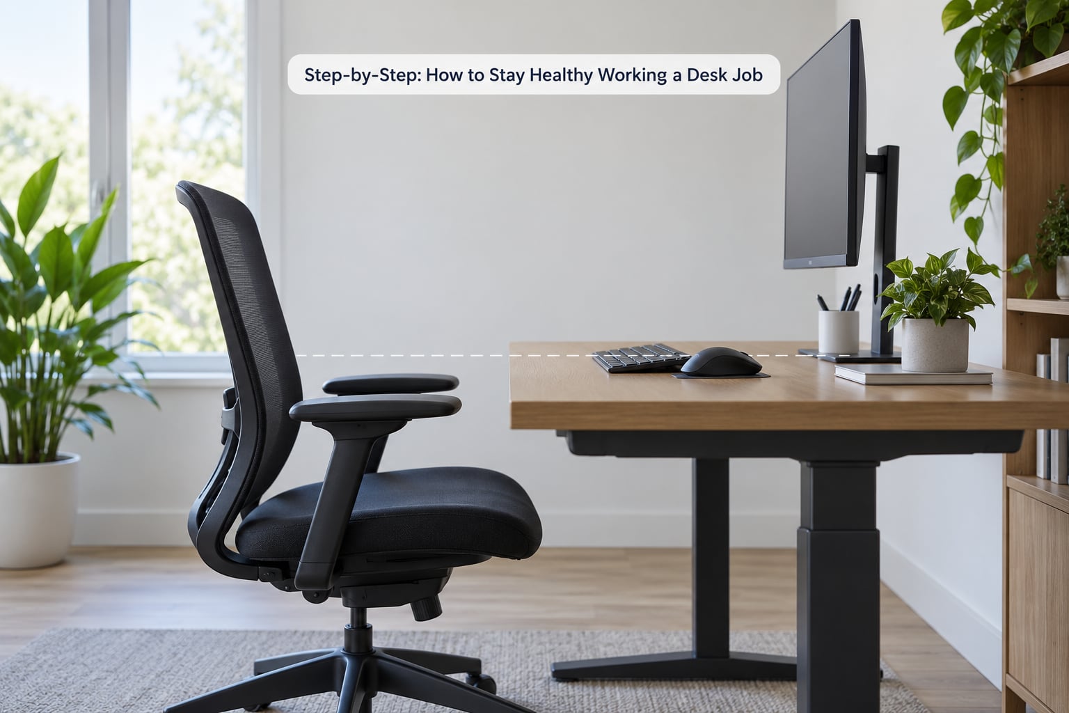Step-by-Step: How to Stay Healthy Working a Desk Job