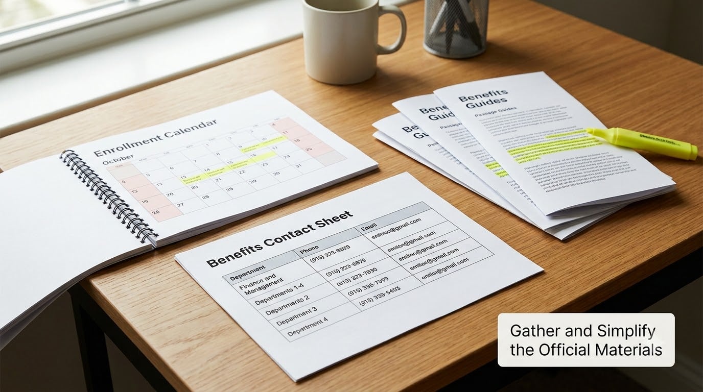 Gather and Simplify the Official Materials