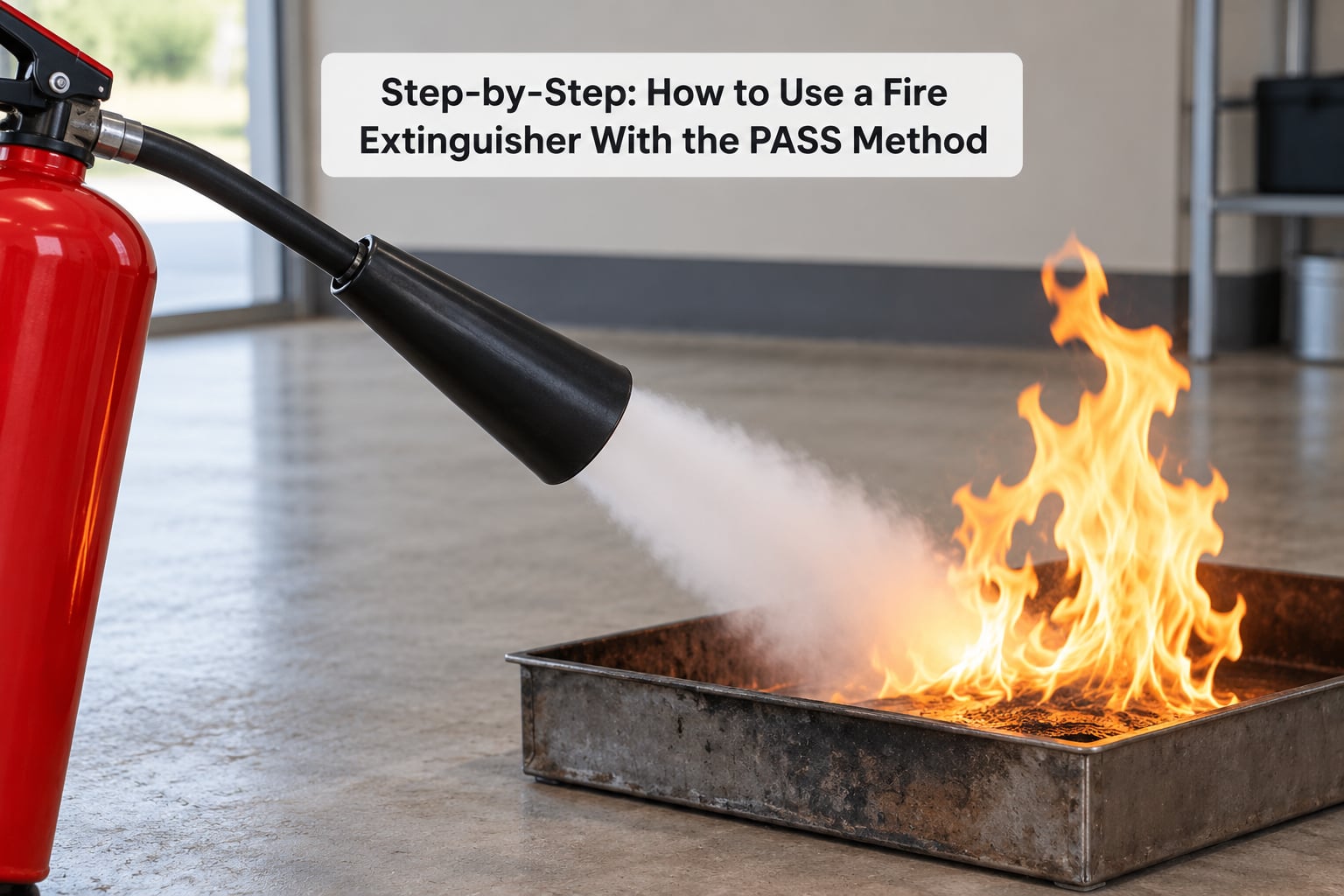 Step-by-Step: How to Use a Fire Extinguisher With the PASS Method
