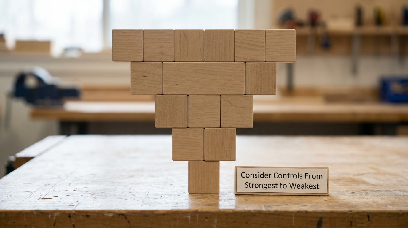 Consider Controls From Strongest to Weakest