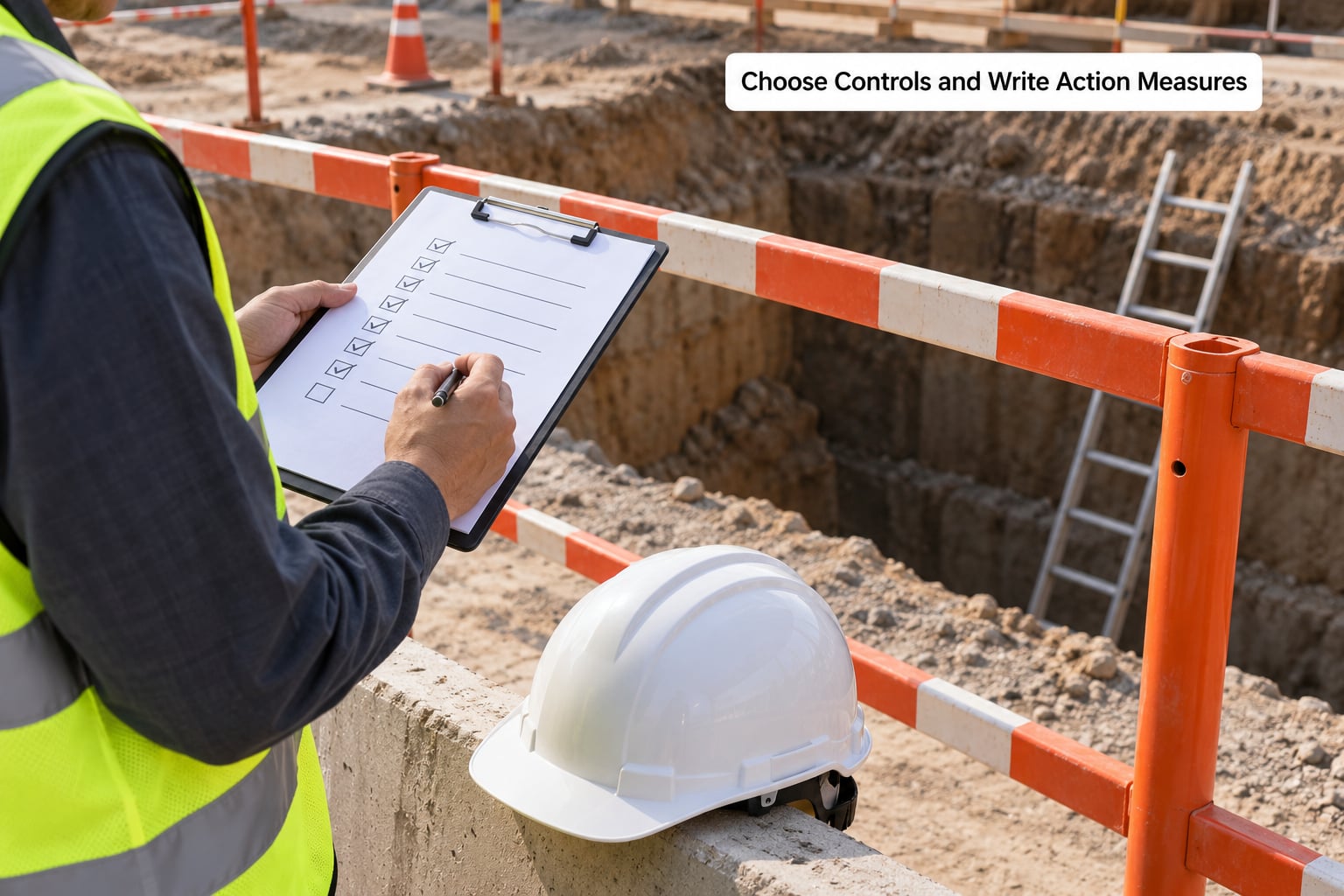 Choose Controls and Write Action Measures
