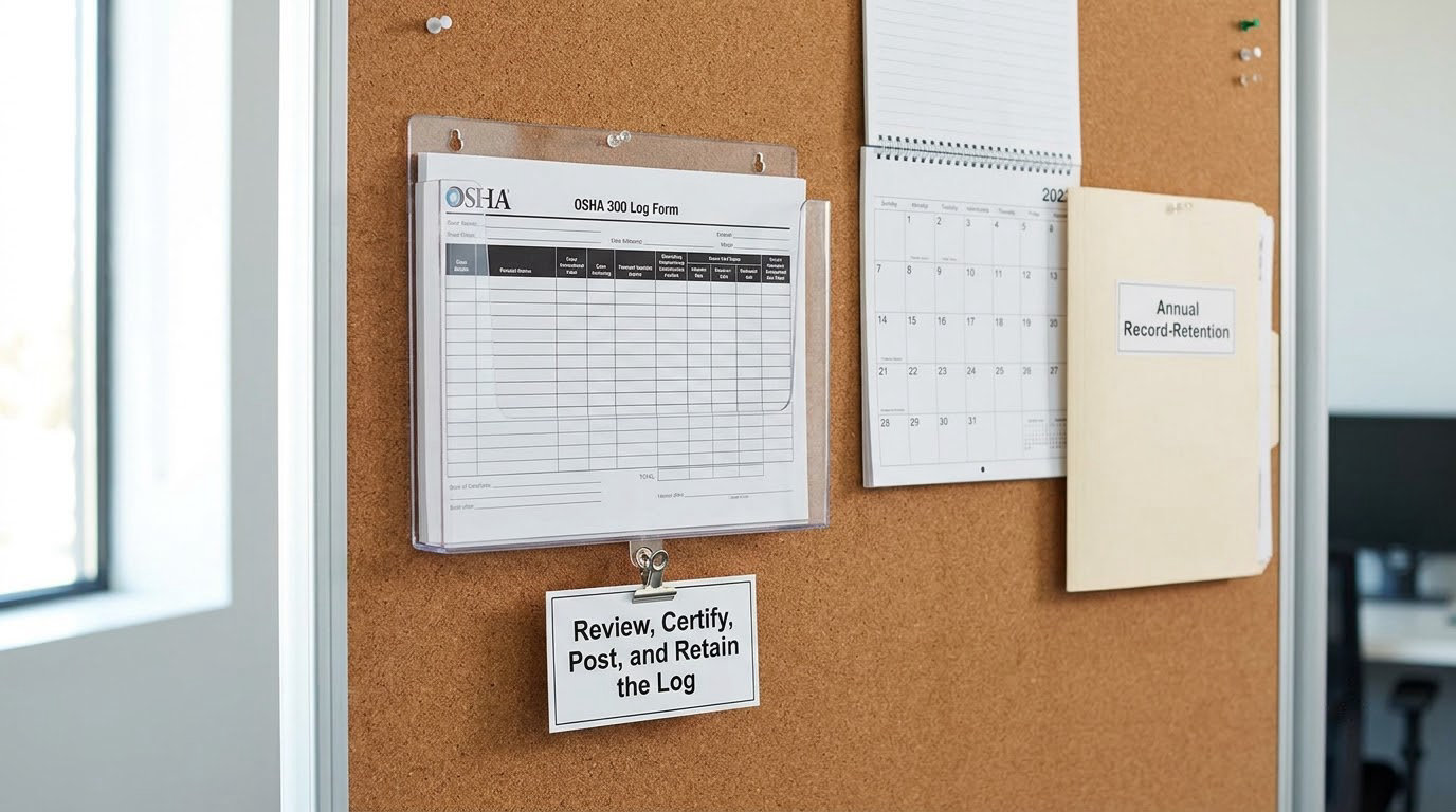 Review, Certify, Post, and Retain the Log