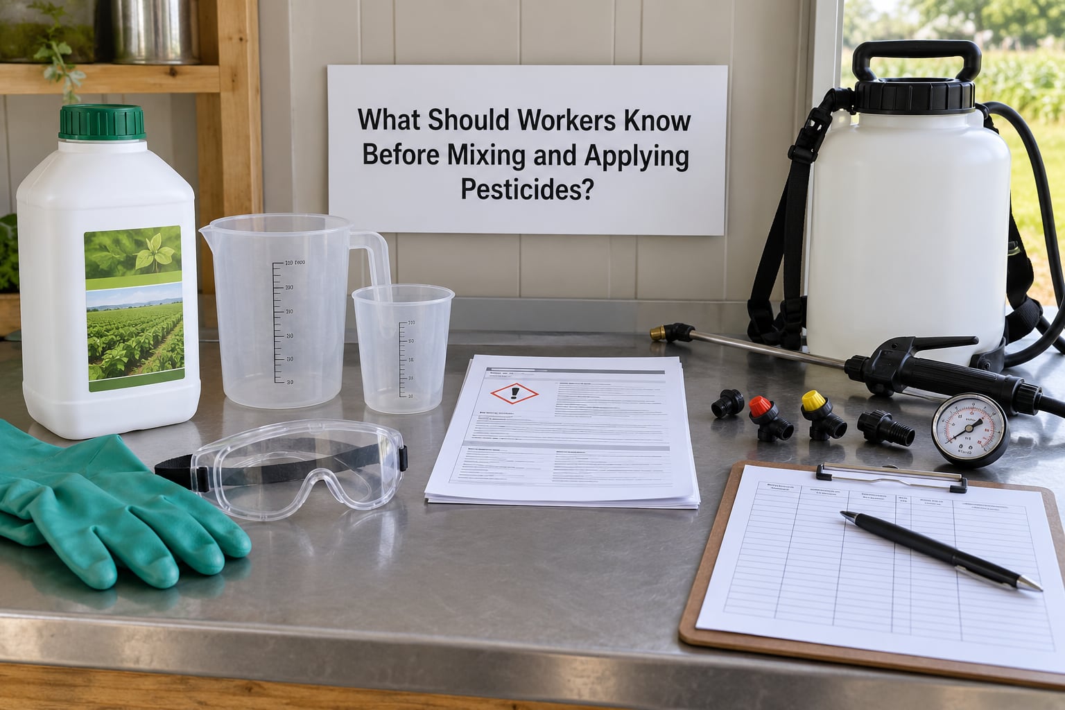 What Should Workers Know Before Mixing and Applying Pesticides?