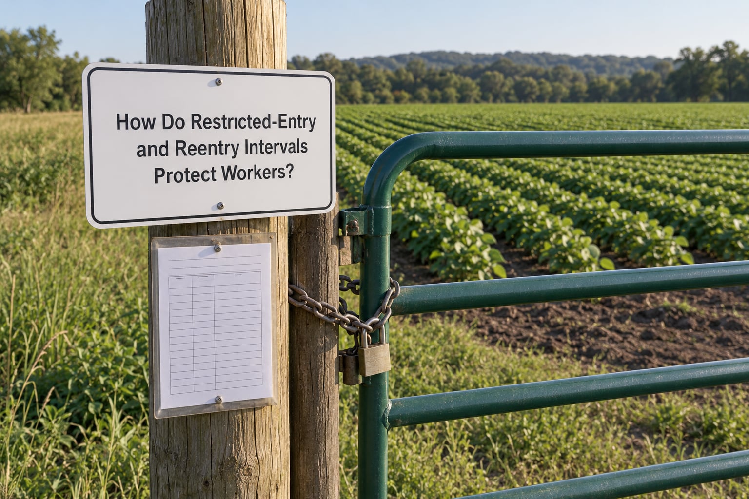 How Do Restricted-Entry and Reentry Intervals Protect Workers?