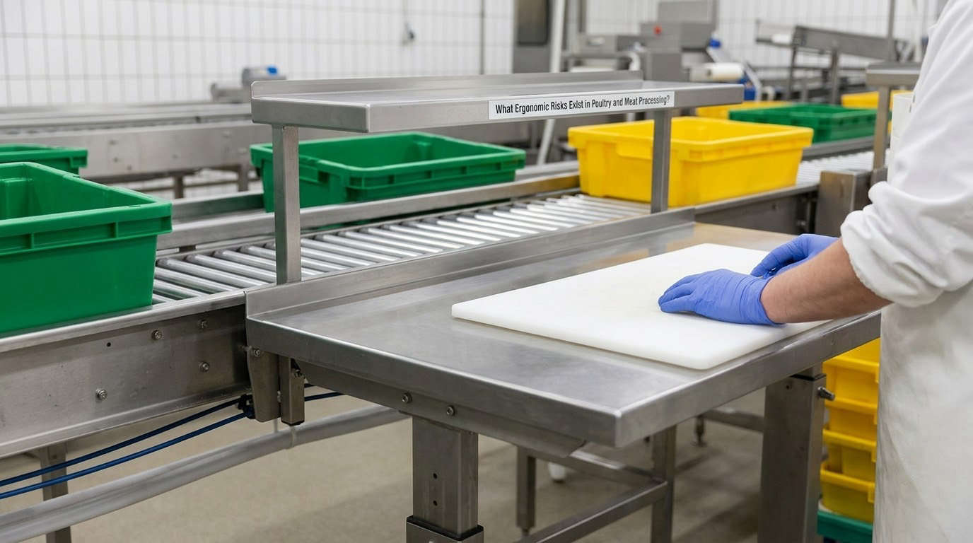 What Ergonomic Risks Exist in Poultry and Meat Processing?