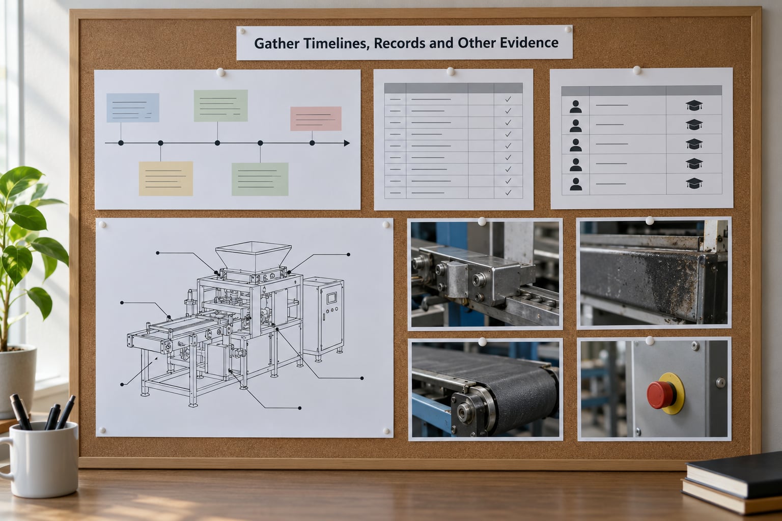 Gather Timelines, Records and Other Evidence