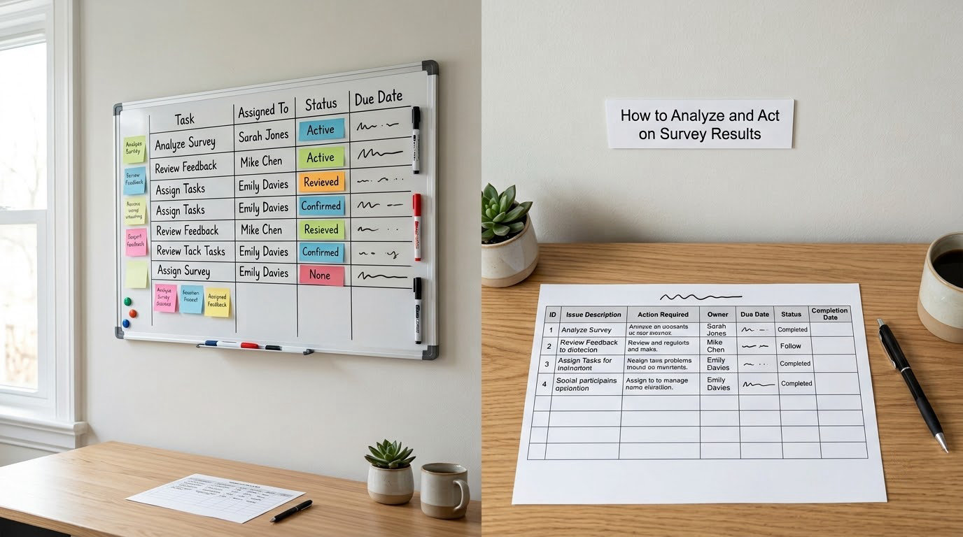 How to Analyze and Act on Survey Results