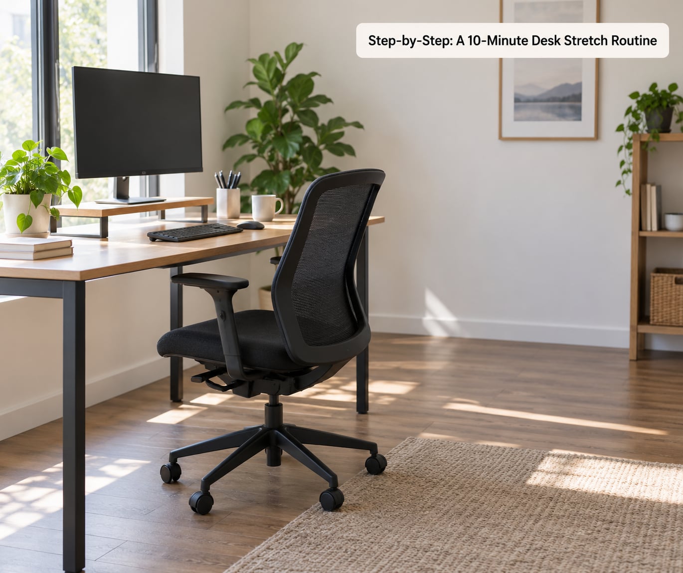 Step-by-Step: A 10-Minute Desk Stretch Routine