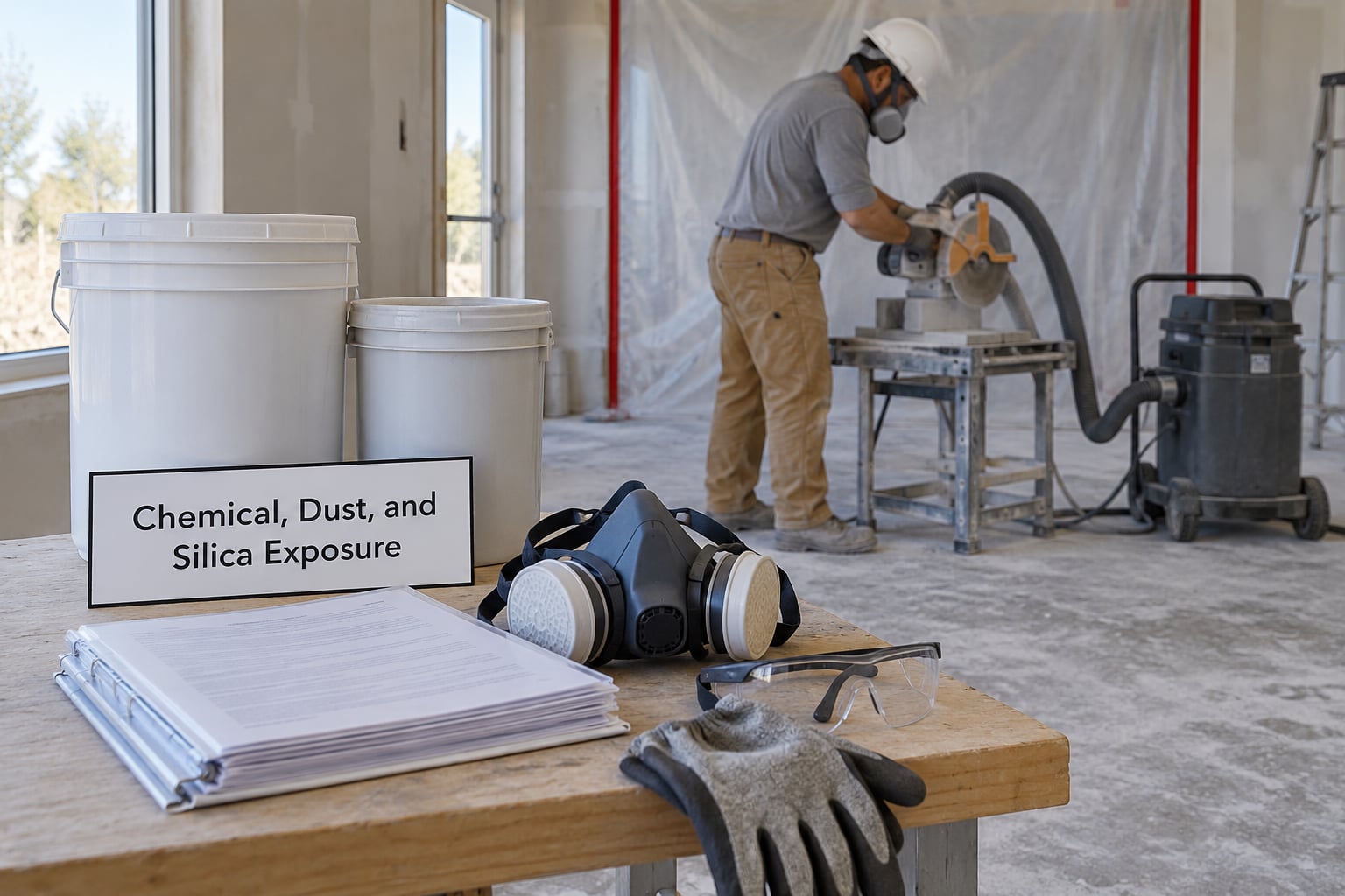 Chemical, Dust, and Silica Exposure