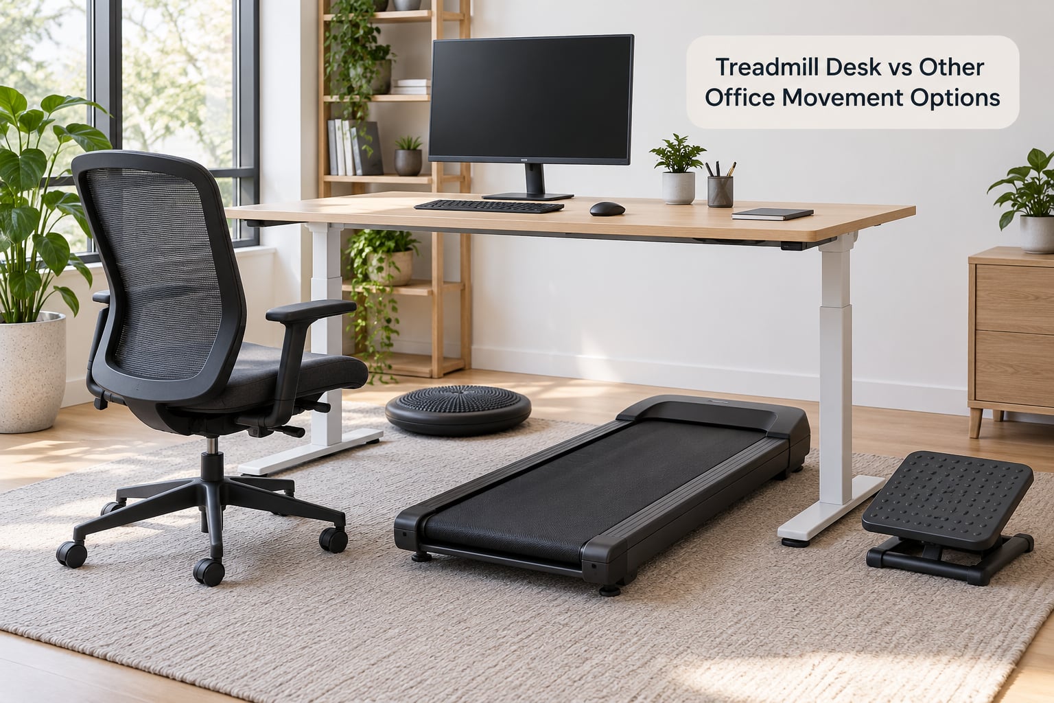 Treadmill Desk vs Other Office Movement Options