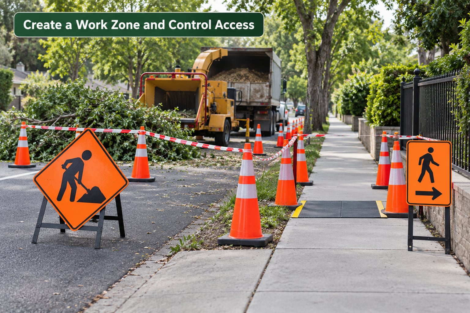 Create a Work Zone and Control Access