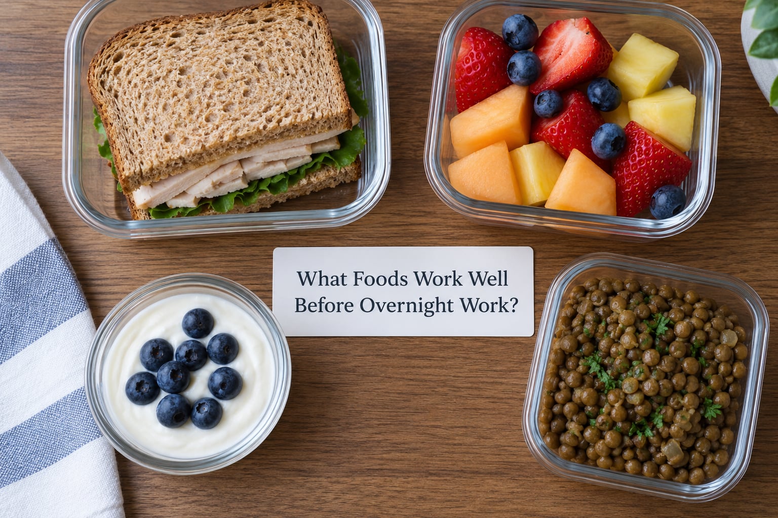 What Foods Work Well Before Overnight Work?