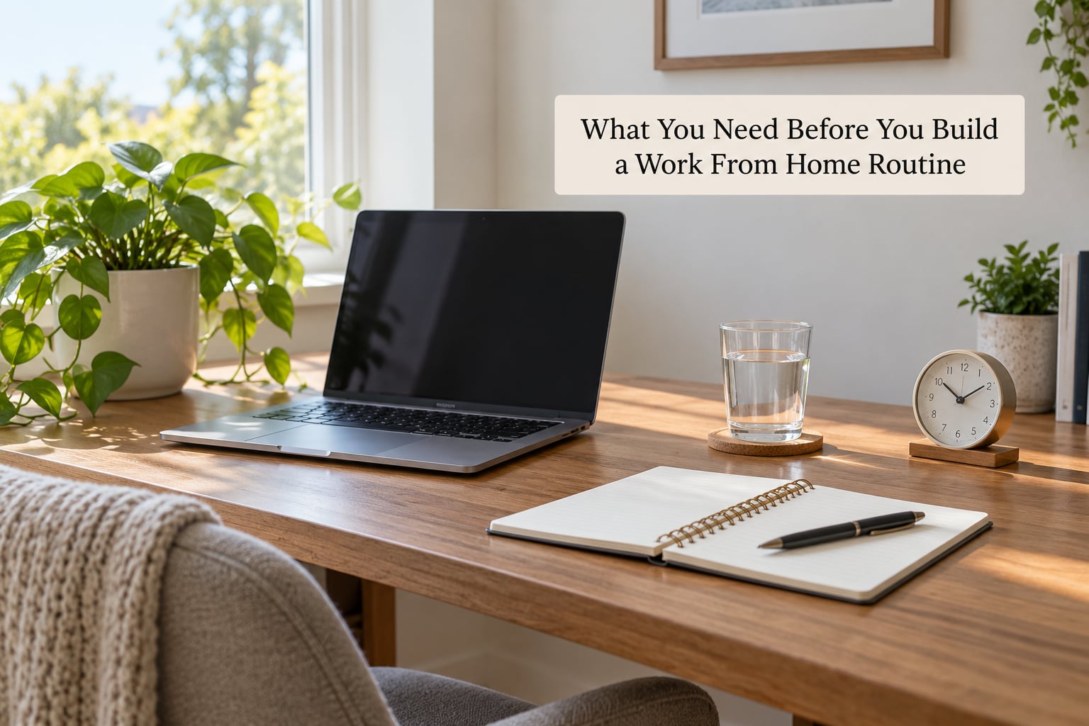 What You Need Before You Build a Work From Home Routine
