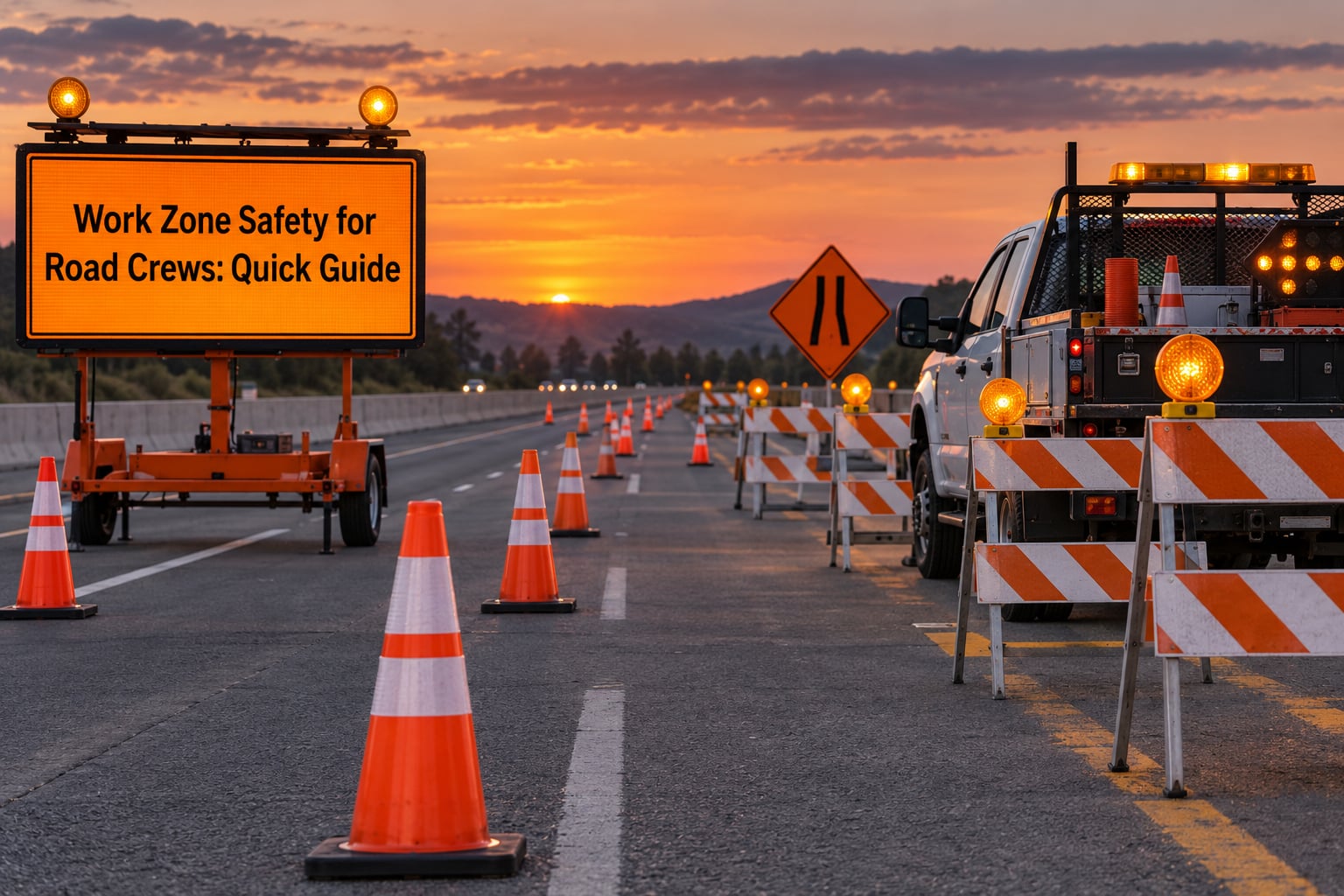 Work Zone Safety for Road Crews: Quick Guide