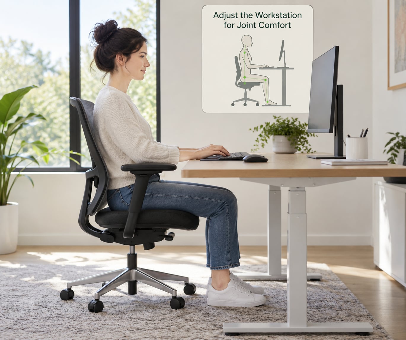 Adjust the Workstation for Joint Comfort