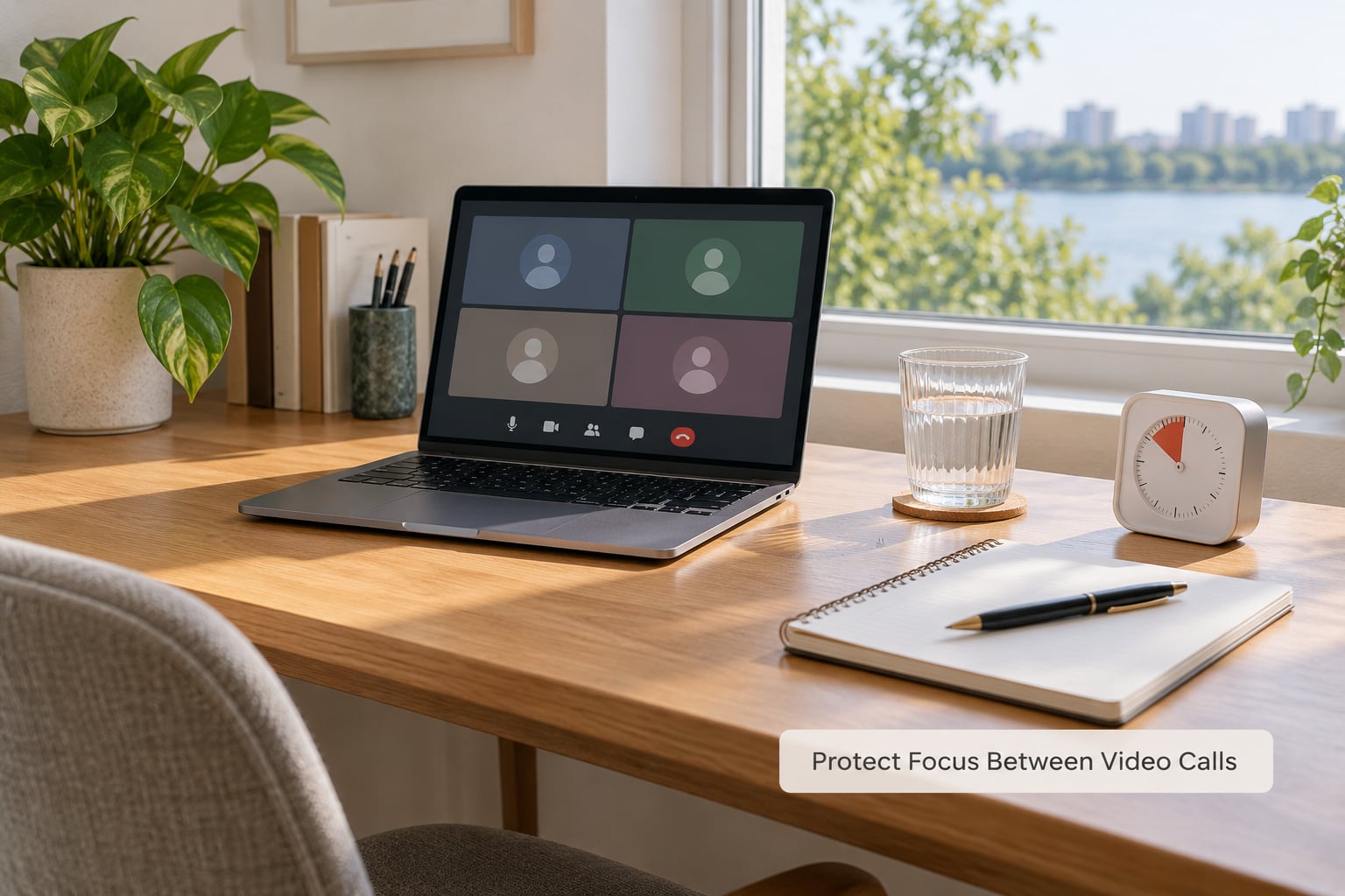 Protect Focus Between Video Calls